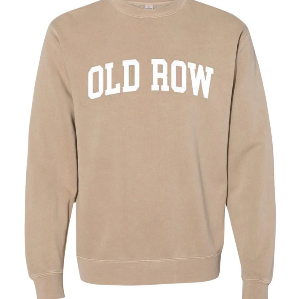 Old Row Tan Crewneck Sweater